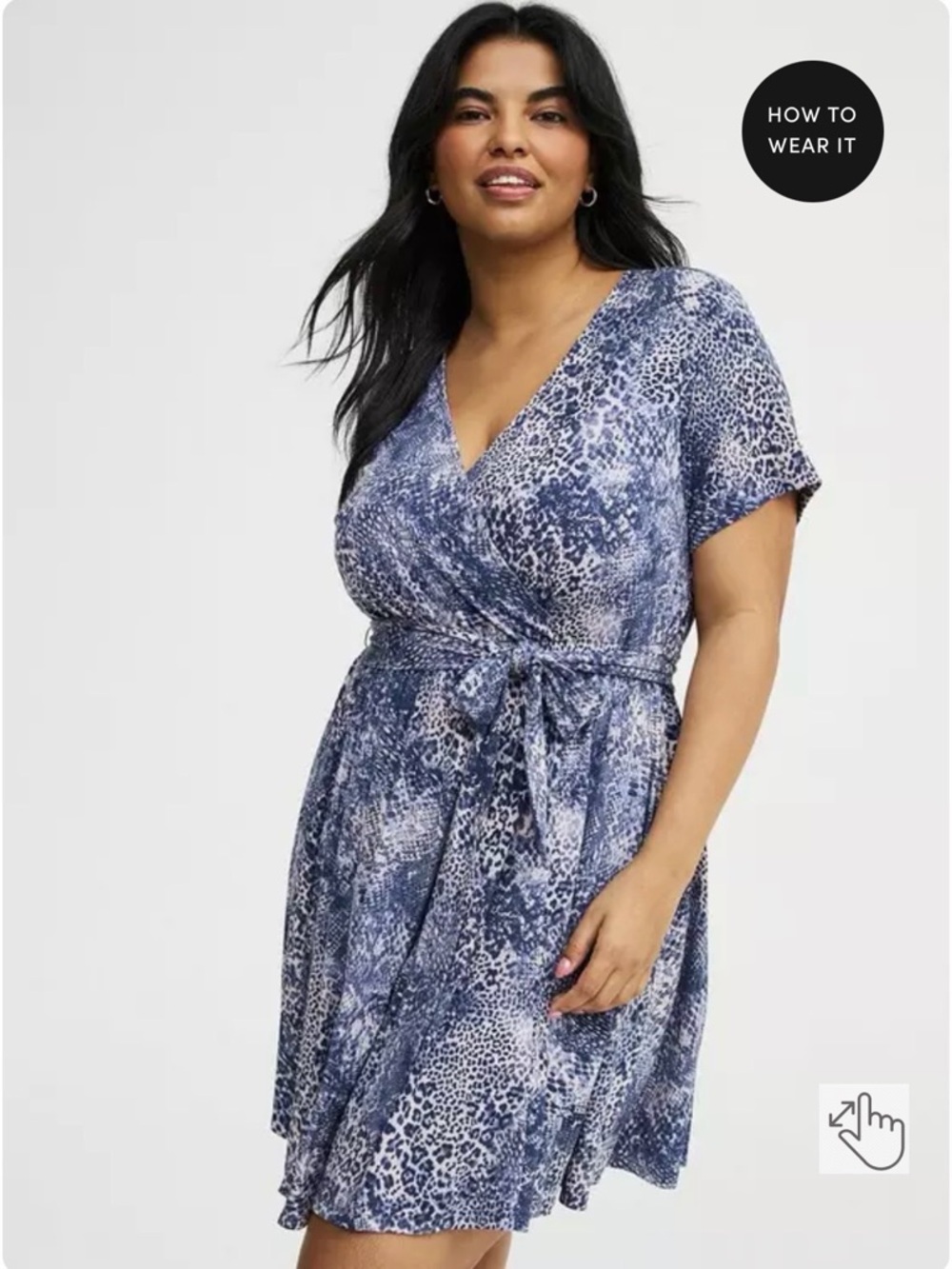 Torrid Surplice Romper Wrap Dress Size 1